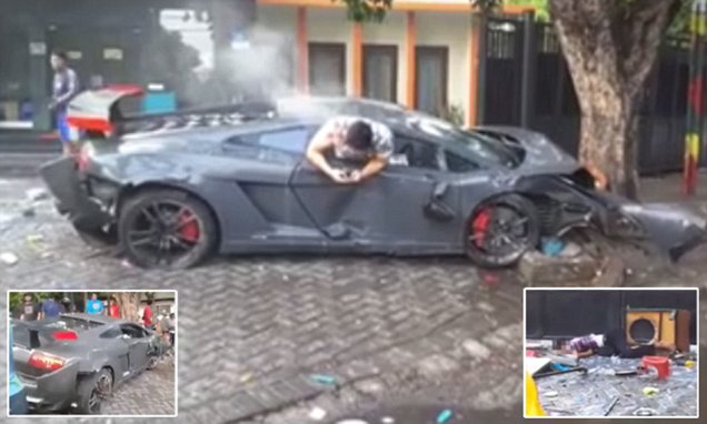 Media Top Inggris Soroti Lamborghini Tabrak Pejalan Kaki di Surabaya